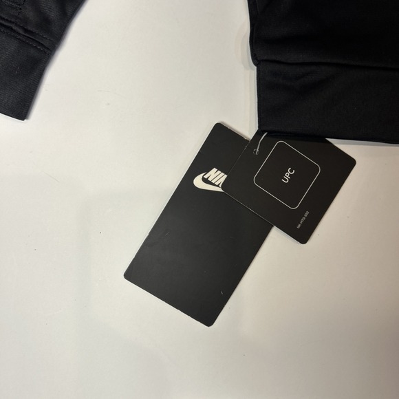 NWT Nike Boy's Full Zip Front Track Suit Jacket Black white logo 24 Months - Picture 3 of 6